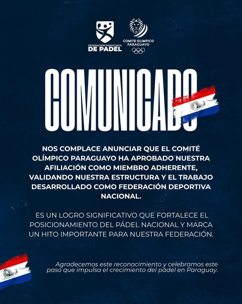 Feparpa cop padel paraguay