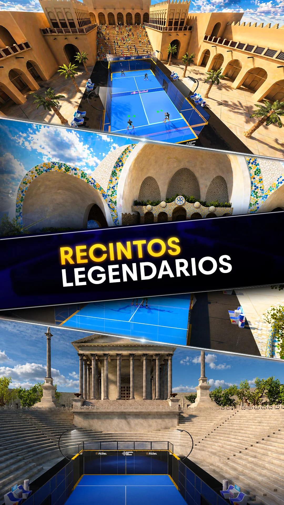 Recintos legendarios Red Bull Padel Court Legends