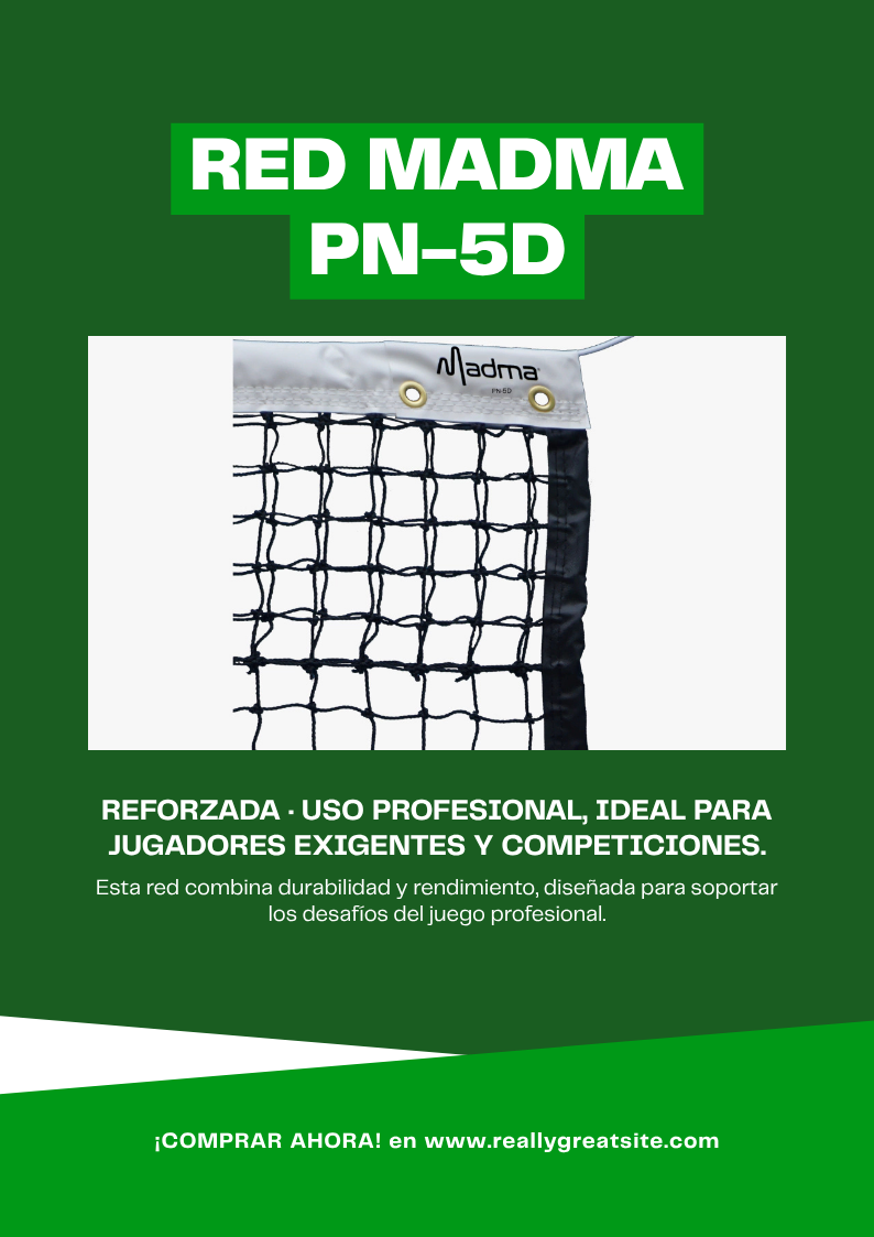 Red de Padel Madma PN-5D Reforzada Profesional
