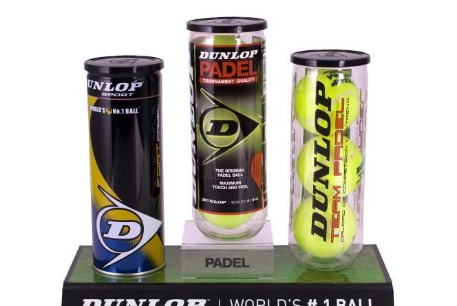 Pelotas de pádel Dunlop: Fort Pádel, Dunlop Pádel y Team Pádel