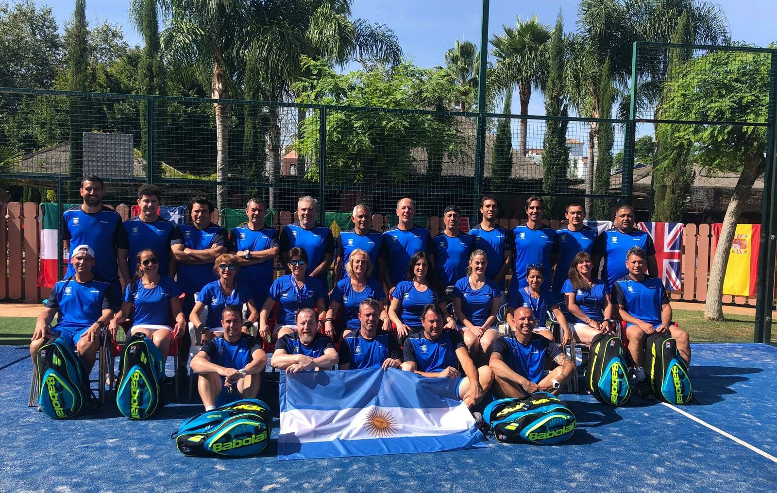 Equipo argentino primer FIP Senior World Cup Estepona 2018