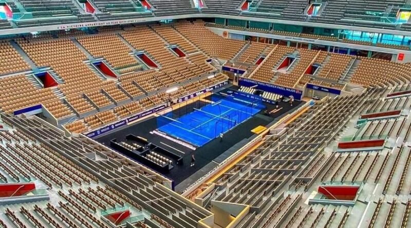 Pista Philippe-Chatrier de Roland Garros adaptada para el Alpine Paris Major Premier Padel