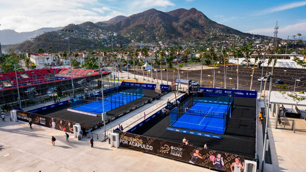 Complejo del Premier Padel en Acapulco, México, cuna del pádel