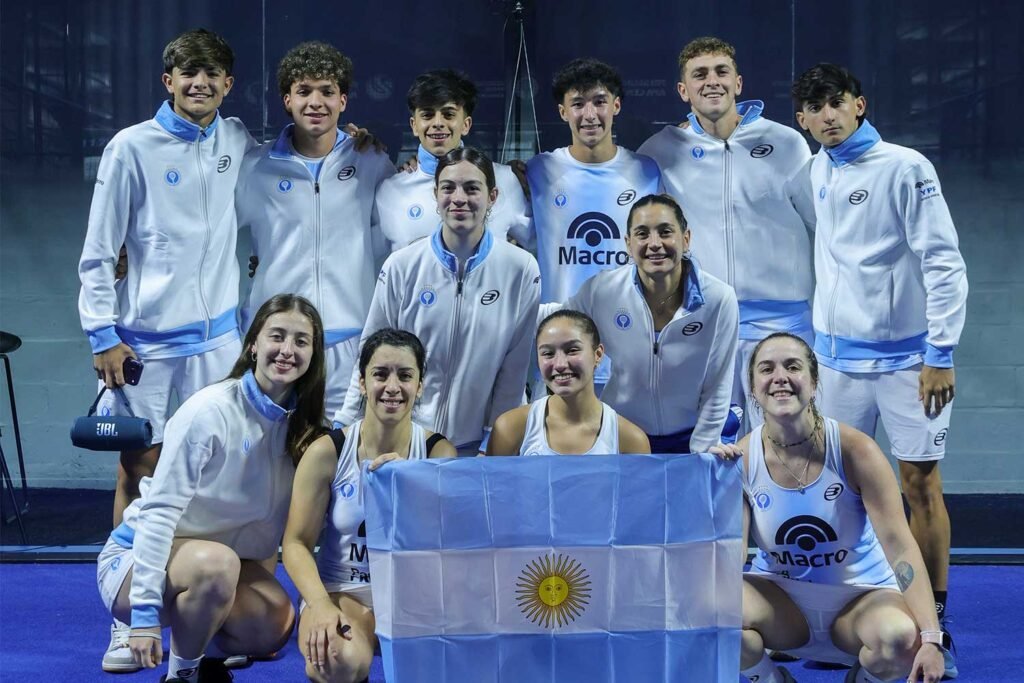 Selección argentina en la semifinal de la América Pádel Cup 2026 ante Chile
