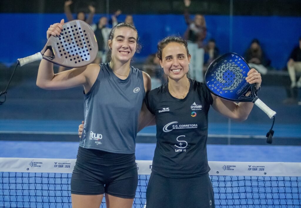 Cristina Cirne y Julia Giusti Gomes en el FIP Gold São Paulo 2026