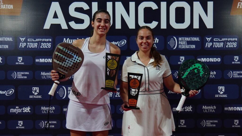 Julia Giusti Gomes y Camila Ramme Coellar, campeonas del FIP Bronze Paraguay IV
