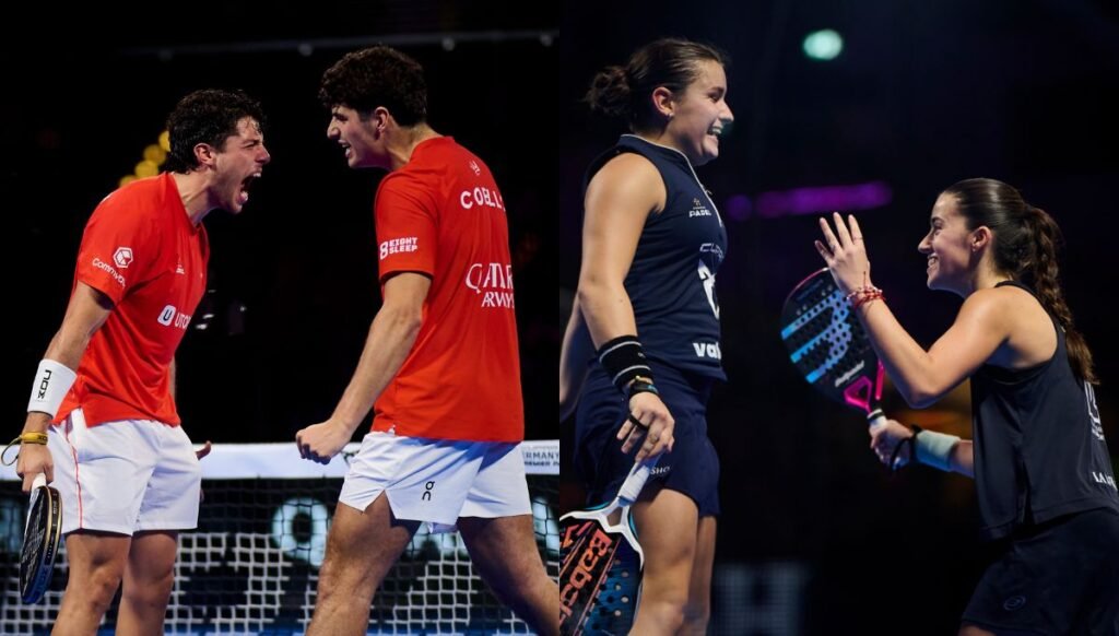 Coello y Tapia y Calvo y Fernández festejan en las finales del Germany P2 2026 en Düsseldorf