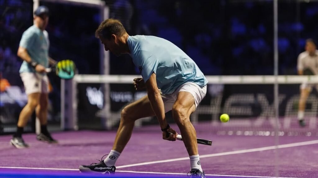 Juan Martín Díaz, una de las figuras del Colombia Padel Fest en Bogotá