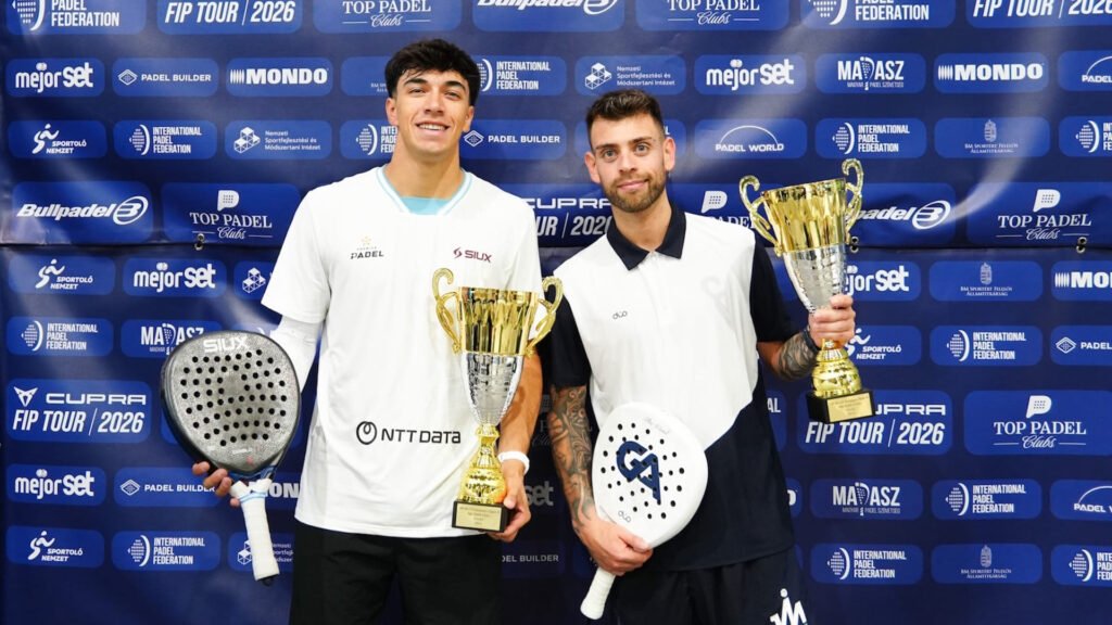 Tino Libaak y Gonza Alfonso campeones del FIP Silver Budapest Open II 2026