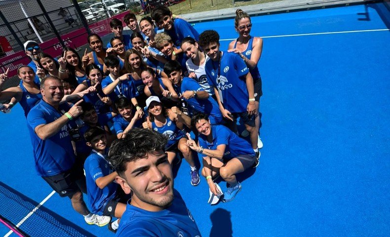 Selección argentina de pádel de menores, campeona del Panamericano 2024 en Aguascalientes