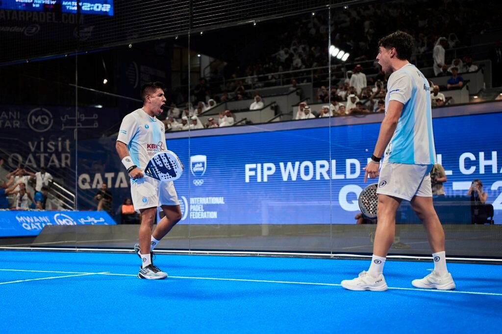 Selección argentina de pádel en el Mundial de Qatar 2024