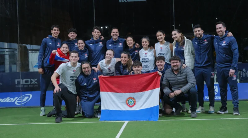 Selección paraguaya de pádel celebra la clasificación al Mundial 2026 en Asunción